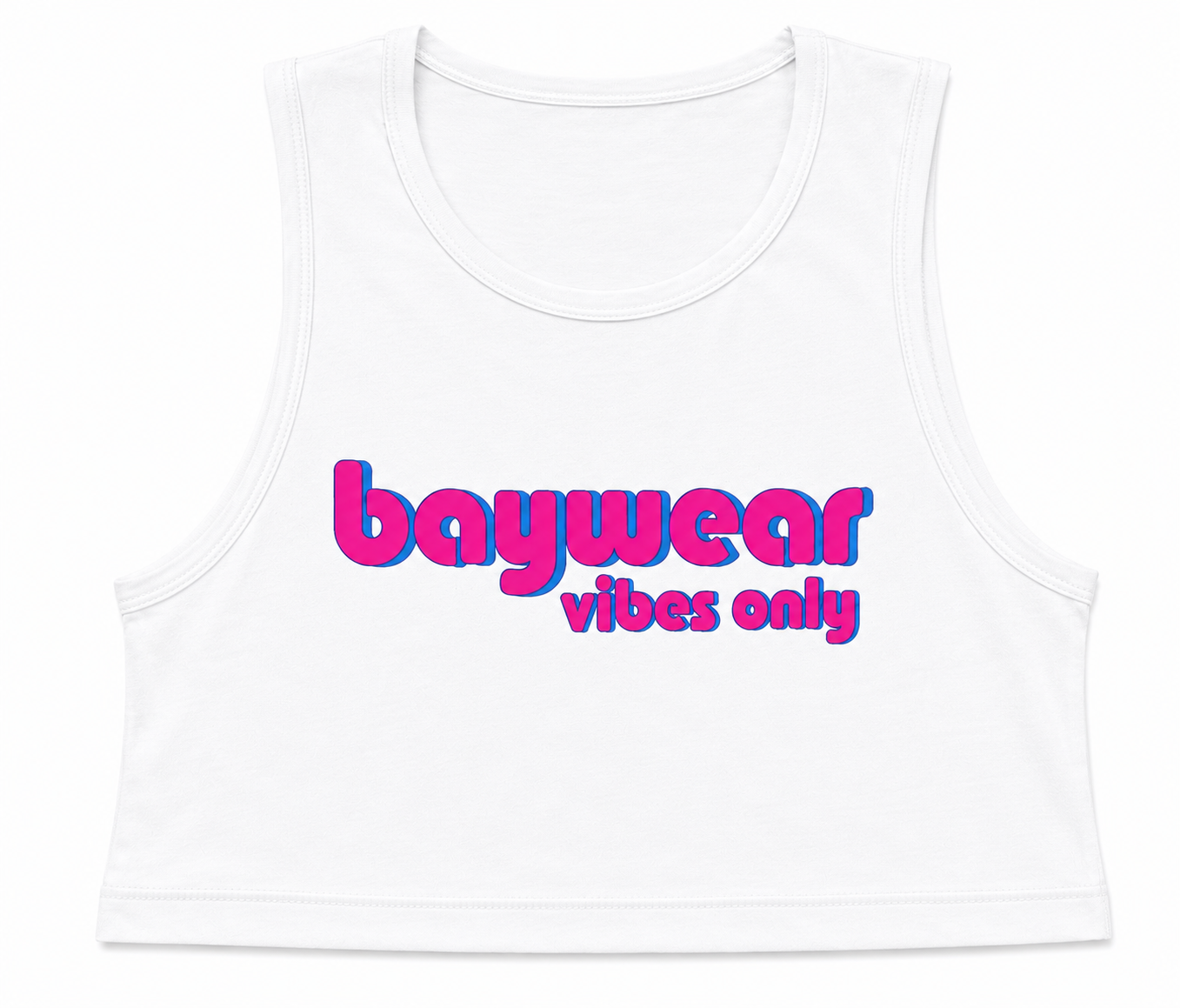 Baywear Vibes Only Crop Tank Top